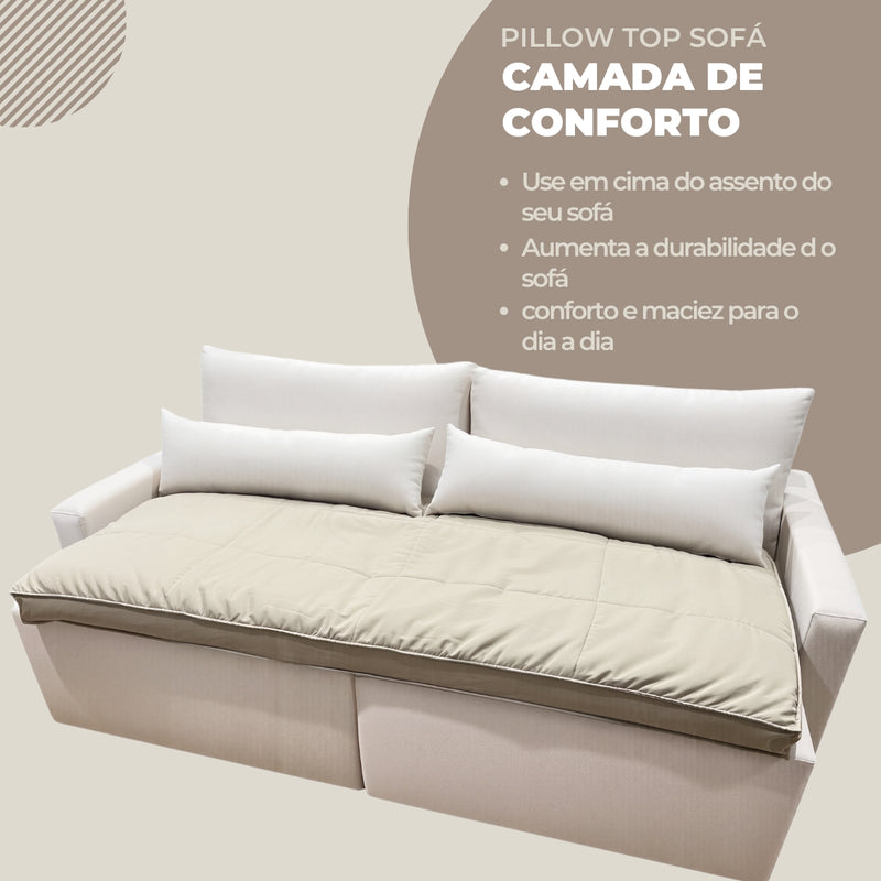 Pillow Sofá Casa & Conforto